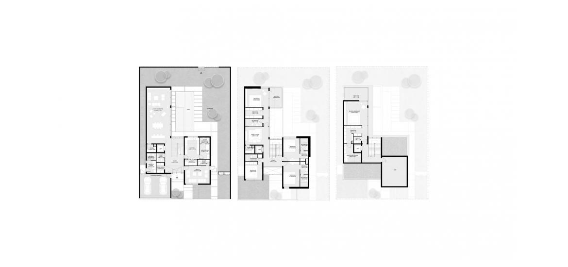 Plan d'étage de l'appartement «5BR-1A 532SQM», 5 chambres à JOURI HILLS