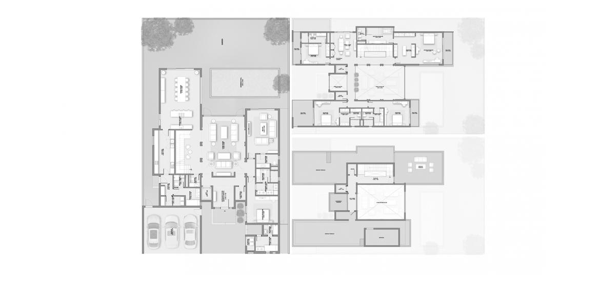 Floor plan ng apartment «VILLA 5 BEDROOM TYPE A», 5 silid-tulugan sa HARTLAND II VILLAS
