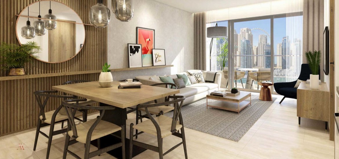 Купить квартиру в Дубай Марина, Дубай, ОАЭ 1 спальня, 69.3м2 № 23597 - фото 1