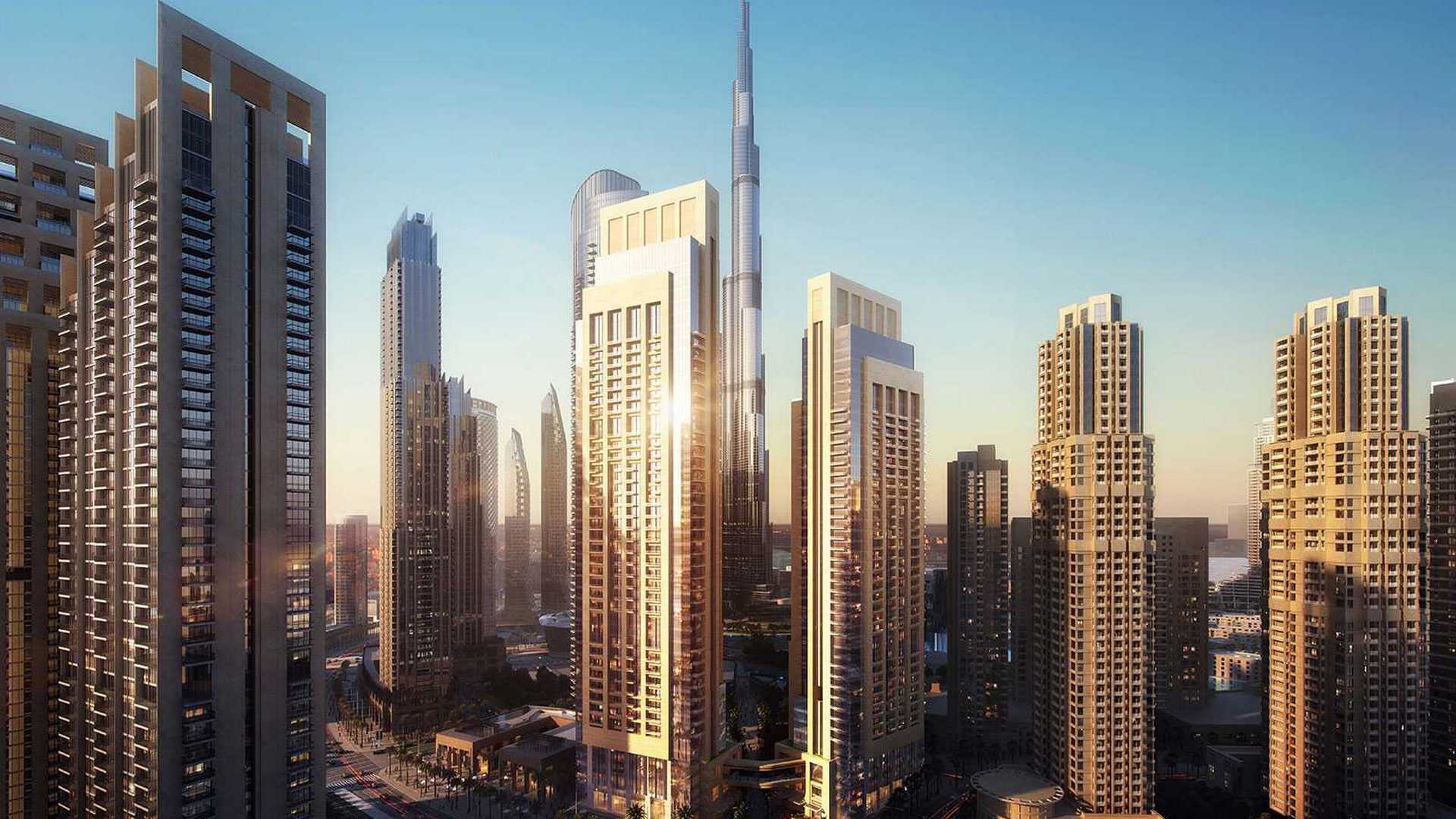 New two build. Даунтаун ОАЭ. Застройщик Emaar Дубай. Район Downtown Дубай. Dubai Towers Dubai башня.