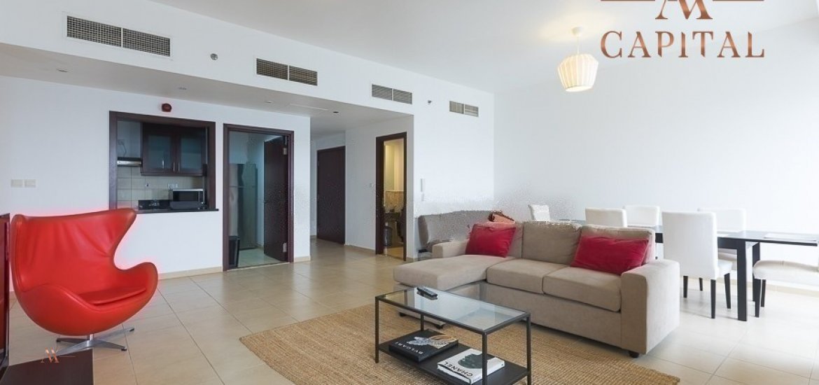 Купить квартиру в Джумейра Бич Резиденс, Дубай, ОАЭ 2 спальни, 128.4м2 № 23575 - фото 1