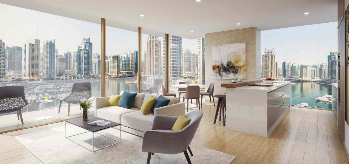 Купить квартиру в Дубай Марина, Дубай, ОАЭ 2 спальни, 130м2 № 24069 - фото 1