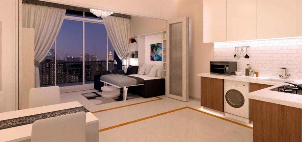 Купить квартиру в Бизнес-Бэй, Дубай, ОАЭ 1 комната, 38м2 № 24633 - фото 3