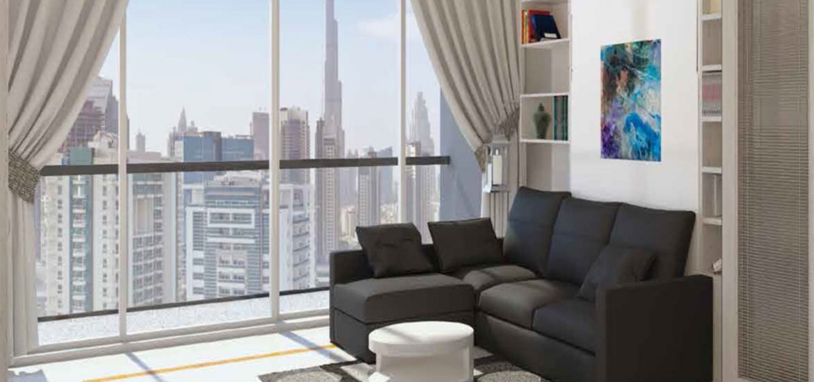 Купить квартиру в Бизнес-Бэй, Дубай, ОАЭ 1 спальня, 51м2 № 24634 - фото 1
