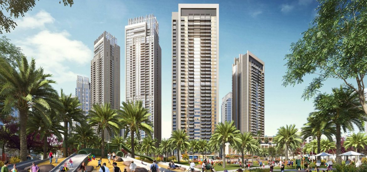 Купить квартиру в Дубай-Крик Харбор, Дубай, ОАЭ 2 спальни, 105м2 № 24416 - фото 3