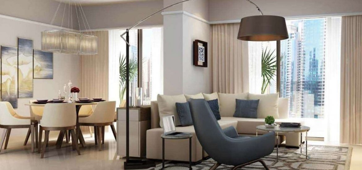 Купить квартиру в Бизнес-Бэй, Дубай, ОАЭ 2 спальни, 123м2 № 24593 - фото 1