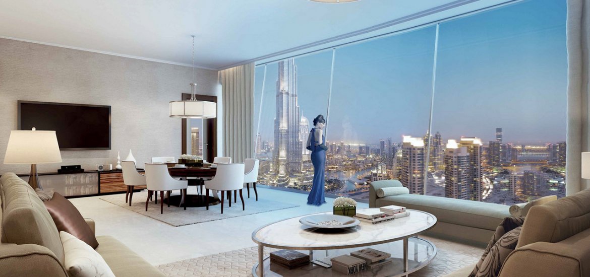 Купить квартиру в Даунтаун Дубай, Дубай, ОАЭ 1 спальня, 77м2 № 24286 - фото 1
