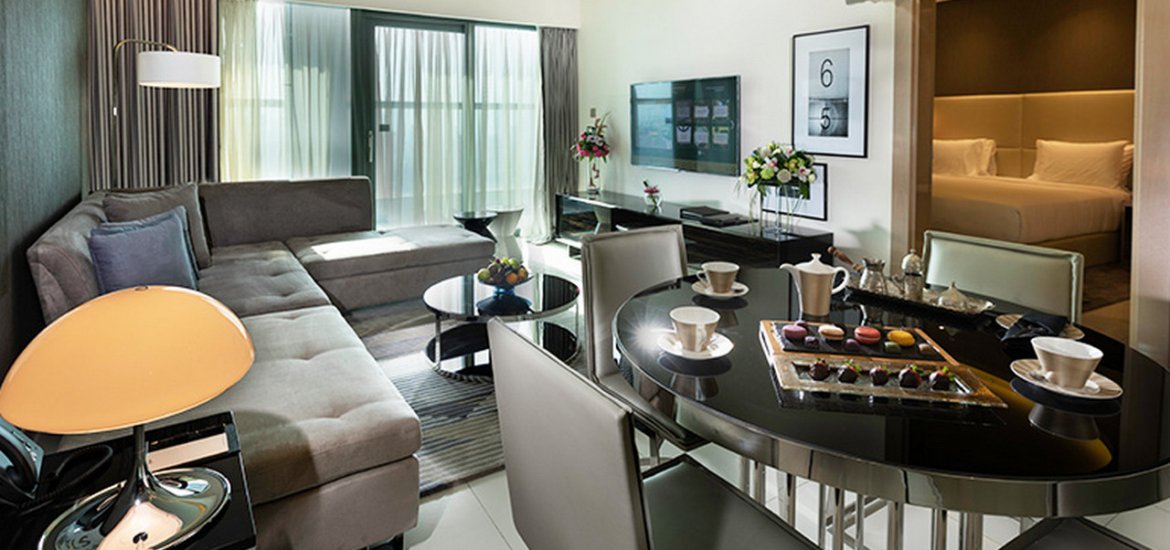 Купить квартиру в Бизнес-Бэй, Дубай, ОАЭ 1 комната, 44м2 № 24319 - фото 1