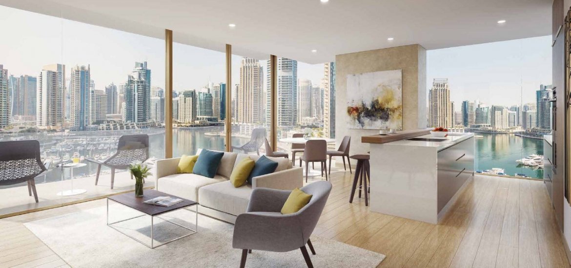 Купить квартиру в Дубай Марина, Дубай, ОАЭ 4 спальни, 198м2 № 24443 - фото 1
