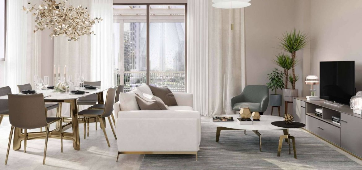 Купить квартиру в Дубай-Крик Харбор, Дубай, ОАЭ 3 спальни, 137м2 № 24955 - фото 1