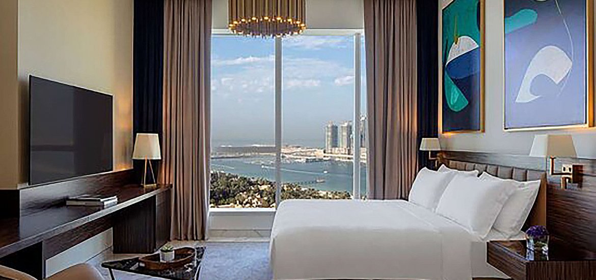 Купить квартиру в Пальма Джумейра, Дубай, ОАЭ 3 спальни, 210м2 № 25335 - фото 1