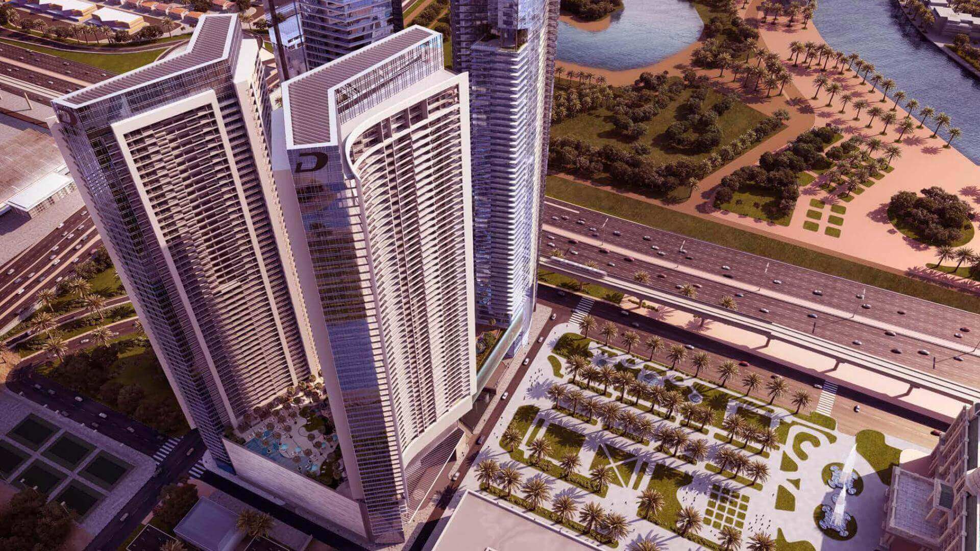 AYKON HEIGHTS от Damac Properties в Шоссе шейха Зайда, Дубай, ОАЭ: цены от застройщика, № 25513