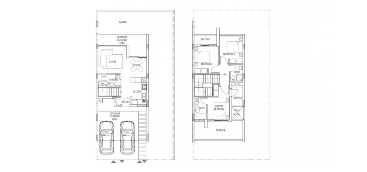 Apartment floor plan «3BR 195SQM», 3 bedrooms in AVENCIA