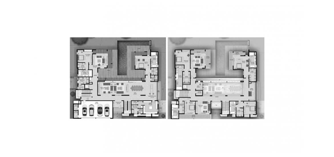 Apartment floor plan «C», 6 bedrooms in SOBHA HARTLAND ESTATES