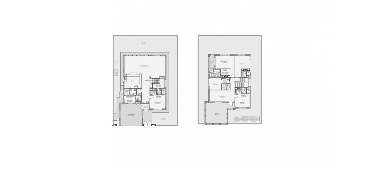 Apartment floor plan «382SQM», 5 bedrooms in NAD AL SHEBA VILLAS