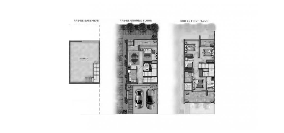 Apartment floor plan «3BR 217SQM», 3 bedrooms in VICTORIA