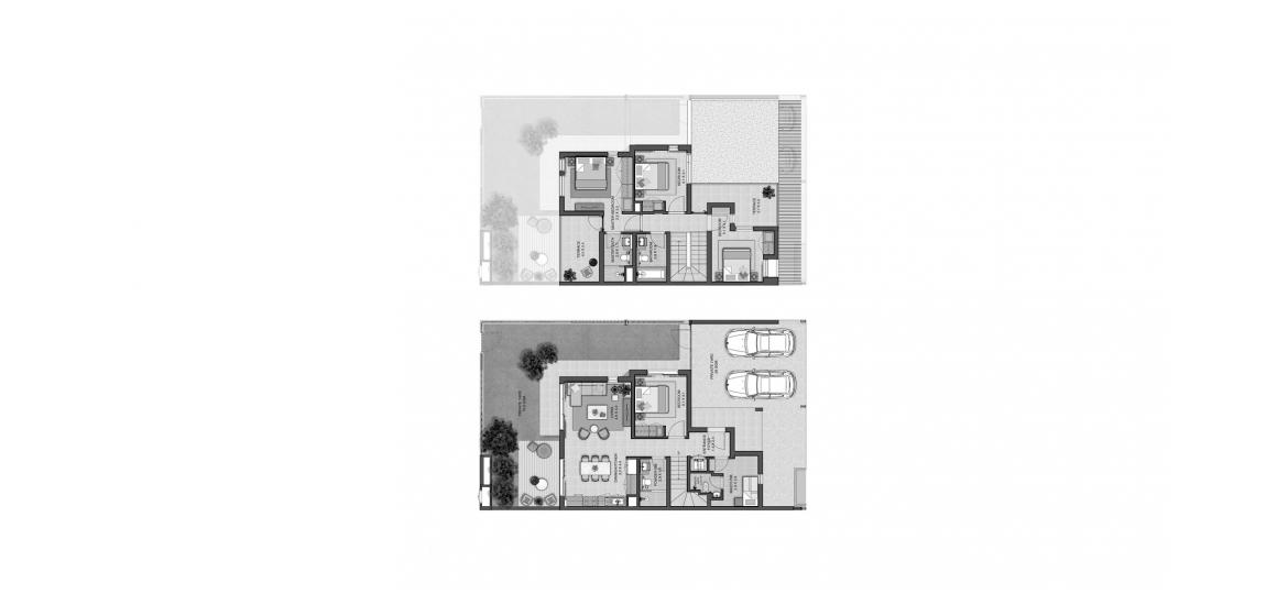 Apartment floor plan «SUN 4BR 228SQM», 4 bedrooms in SUN
