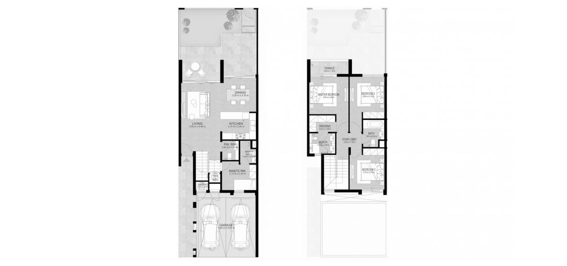 Apartment floor plan «186sqm», 3 bedrooms in LA VIOLETA