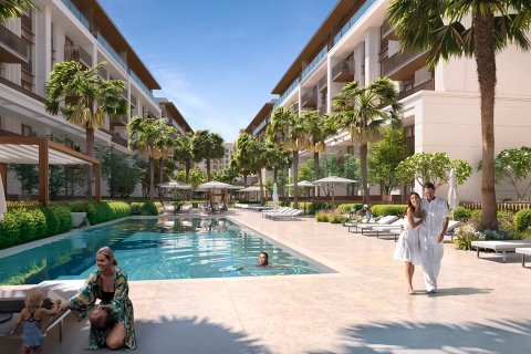New homes around a pool in Jomana will soon be built in Dubai