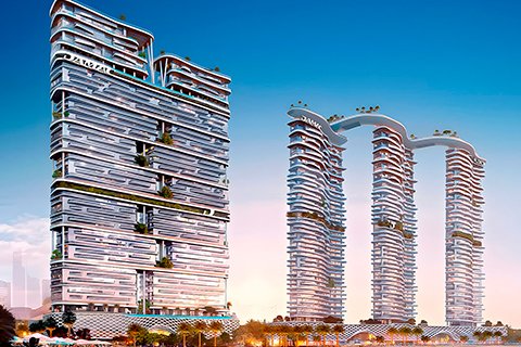 Construction of the new luxurious residential complex Damac Bay 2 begins in Dubai Harbour