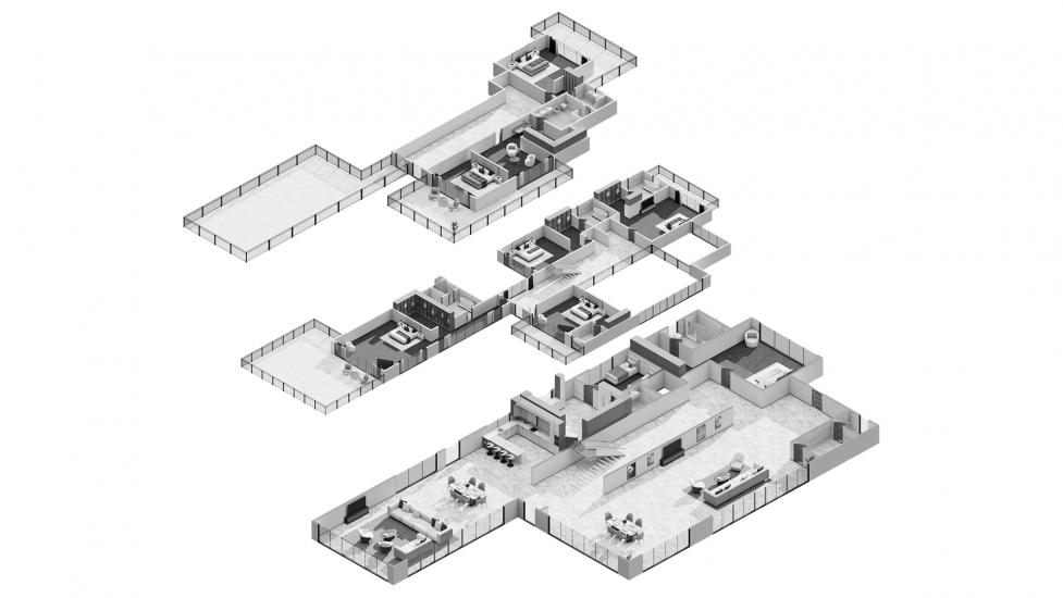 Apartment floor plan «7BR v75-g», 7 bedrooms in GEMS ESTATES
