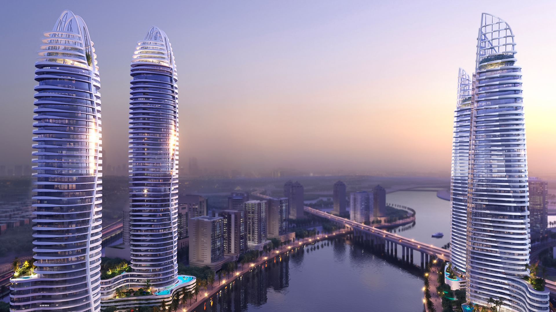 CANAL CROWN APARTMENTS от Damac Properties в Business Bay, Dubai