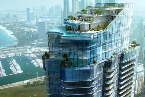 Developer Al Habtoor has announced a new project, Habtoor Grand Residences, featuring panoramic apartments on the Jumeirah waterfront in Dubai