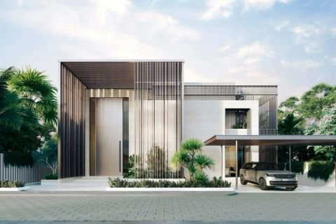 Construction has commenced on the Utopia cluster in DAMAC Hills, featuring 2- and 3-storey villas in Hollywood style